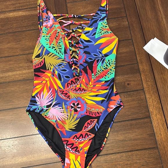 Maillot De Bain Une Pièce Bleu By Rod Beattie - Taille 6 - Neuf Avec étiquettes - Style Smocked